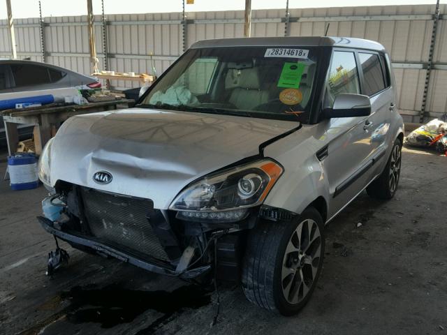 KNDJT2A65C7477464 - 2012 KIA SOUL + SILVER photo 2