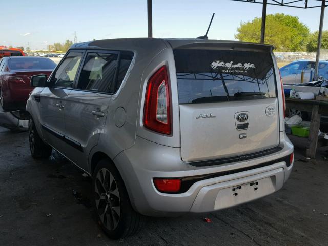 KNDJT2A65C7477464 - 2012 KIA SOUL + SILVER photo 3