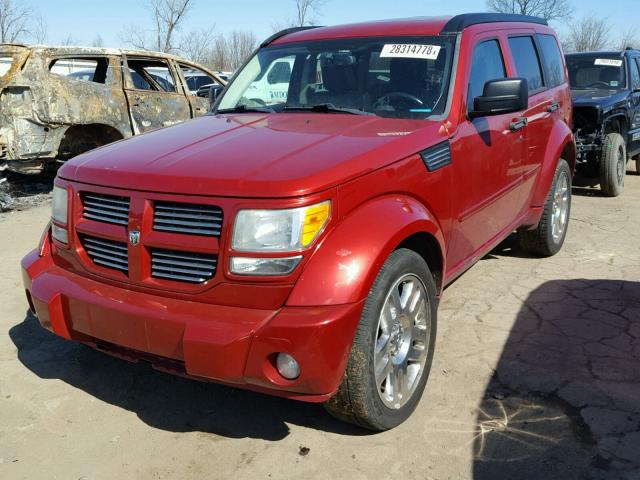 1D8GU58667W732408 - 2007 DODGE NITRO R/T RED photo 2