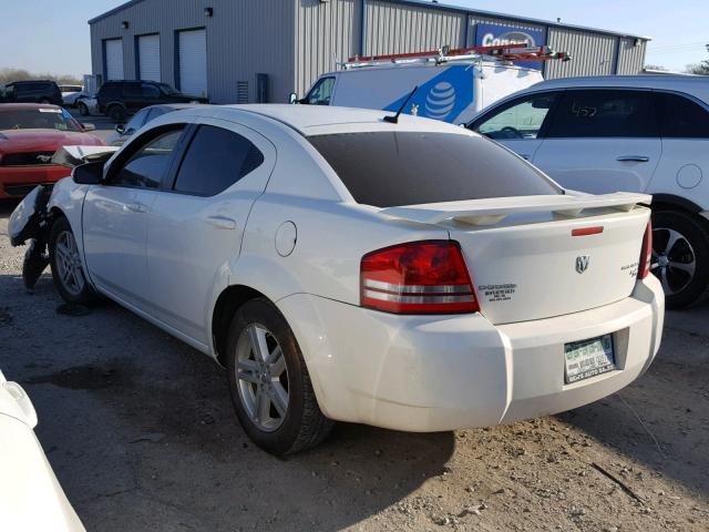 1B3CC5FB6AN151215 - 2010 DODGE AVENGER R/ WHITE photo 3