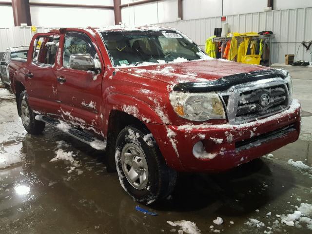 3TMLU42N69M021589 - 2009 TOYOTA TACOMA DOU RED photo 1