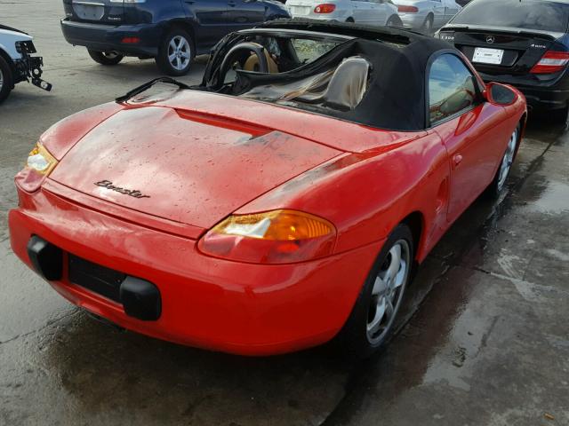 WP0CA298X2U621045 - 2002 PORSCHE BOXSTER RED photo 4