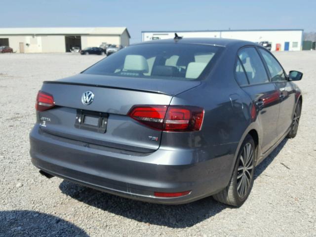 3VWD17AJXGM293750 - 2016 VOLKSWAGEN JETTA SPOR GRAY photo 4