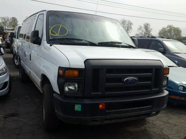 1FMNE3BL2EDA45677 - 2014 FORD ECONOLINE WHITE photo 1