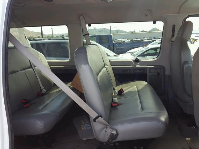 1FMNE3BL2EDA45677 - 2014 FORD ECONOLINE WHITE photo 6