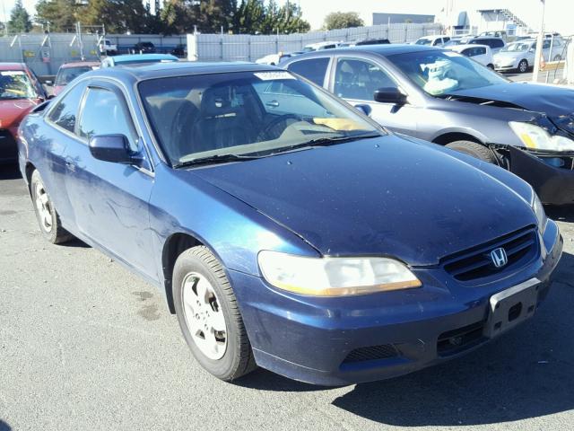 1HGCG32592A020393 - 2002 HONDA ACCORD EX BLUE photo 1