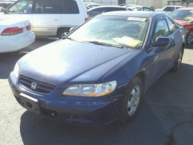 1HGCG32592A020393 - 2002 HONDA ACCORD EX BLUE photo 2