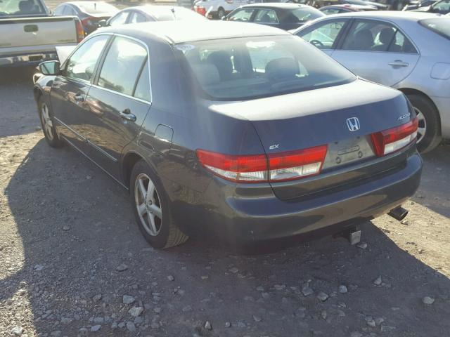 1HGCM56673A107590 - 2003 HONDA ACCORD EX GRAY photo 3