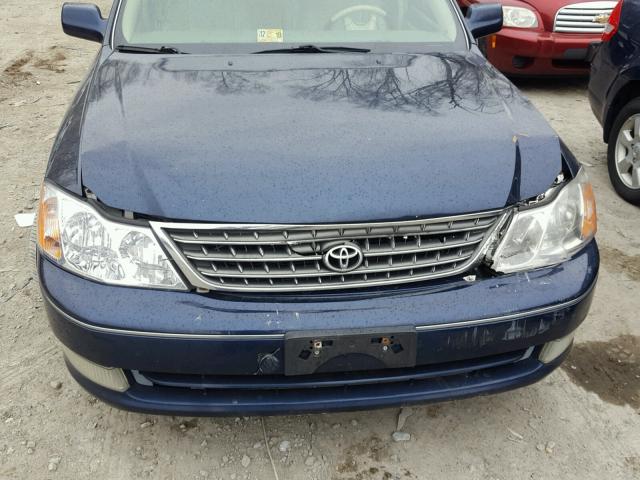 4T1BF28B83U312262 - 2003 TOYOTA AVALON XL BLUE photo 9