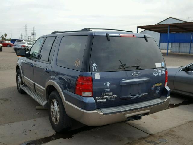 1FMFU17L63LB93242 - 2003 FORD EXPEDITION BLUE photo 3