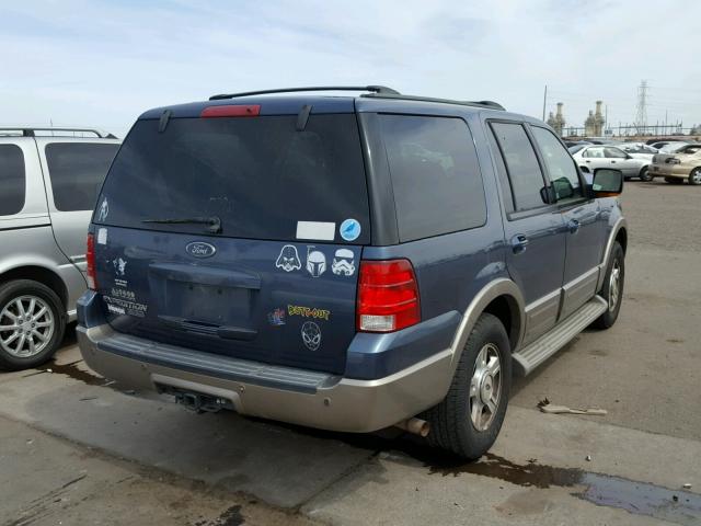 1FMFU17L63LB93242 - 2003 FORD EXPEDITION BLUE photo 4