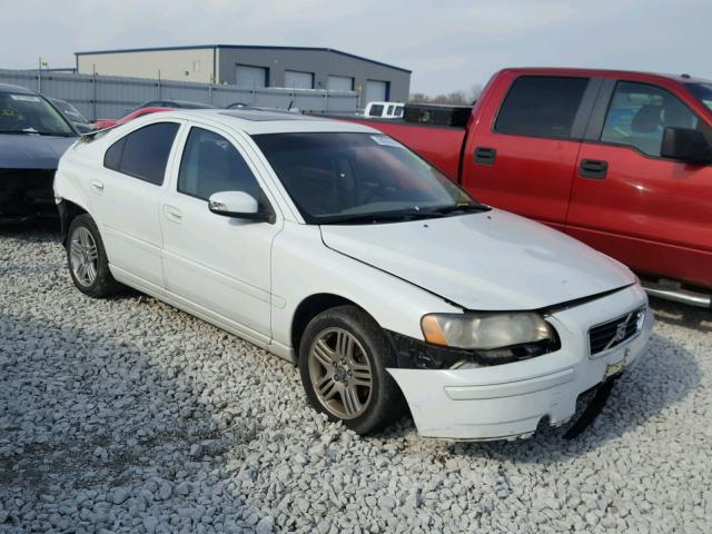 YV1RS592682672691 - 2008 VOLVO S60 2.5T WHITE photo 1