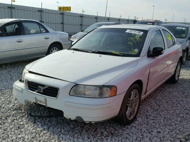 YV1RS592682672691 - 2008 VOLVO S60 2.5T WHITE photo 2