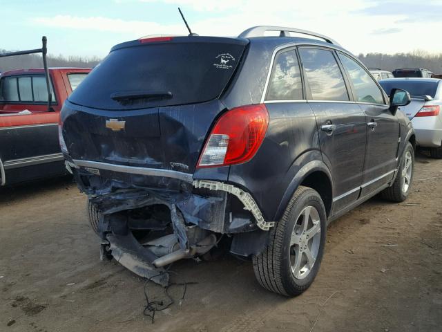 3GNAL3EK0ES542536 - 2014 CHEVROLET CAPTIVA LT BLUE photo 4