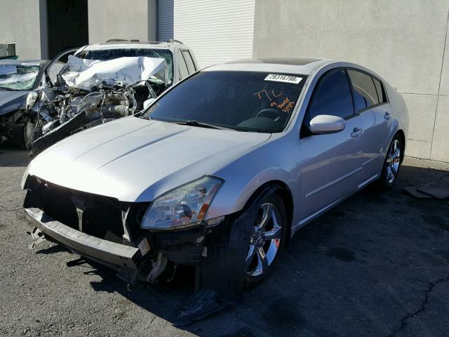 1N4BA41E27C802216 - 2007 NISSAN MAXIMA SE SILVER photo 2