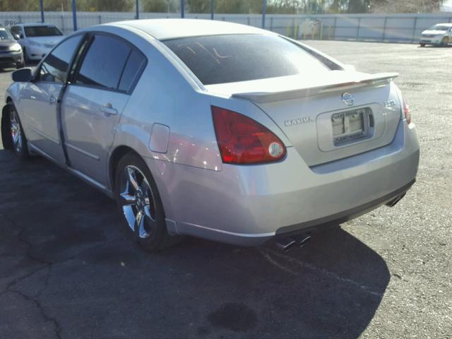 1N4BA41E27C802216 - 2007 NISSAN MAXIMA SE SILVER photo 3