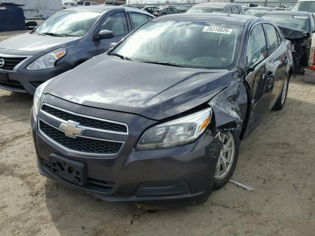 1G11A5SA1DF288109 - 2013 CHEVROLET MALIBU LS GRAY photo 2