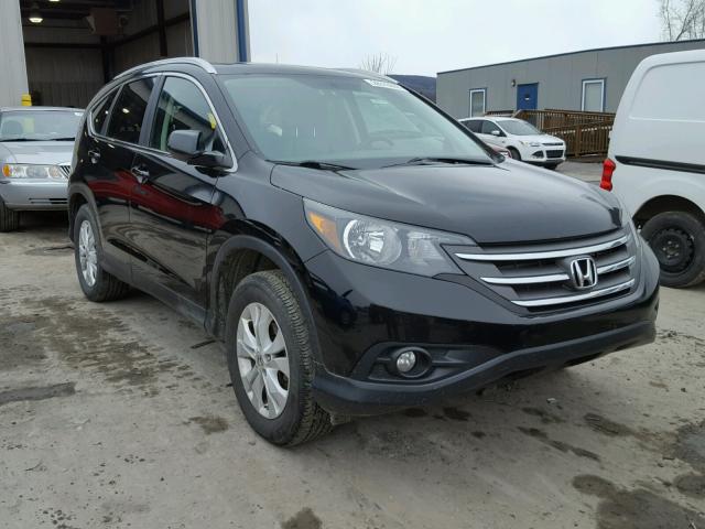 2HKRM4H77DH629980 - 2013 HONDA CR-V EXL BLACK photo 1