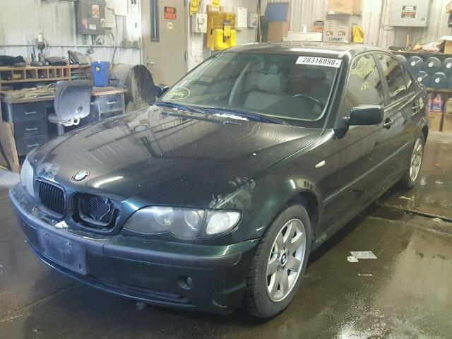 WBAET37442NG83284 - 2002 BMW 325 I GREEN photo 2