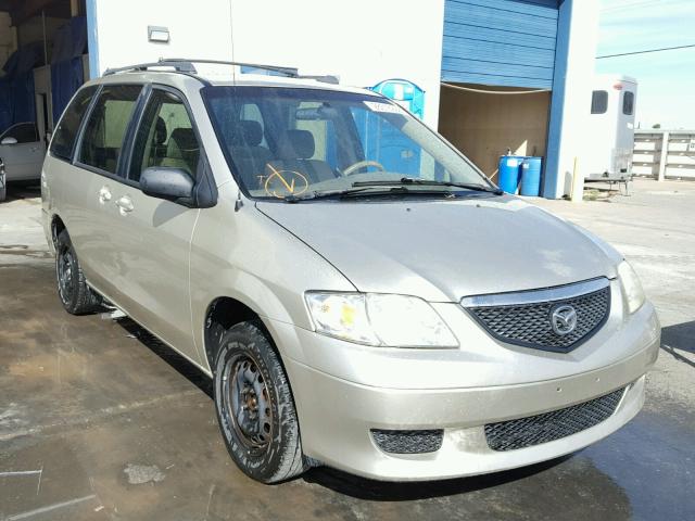 JM3LW28A430378015 - 2003 MAZDA MPV WAGON BEIGE photo 1