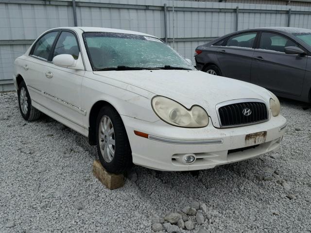 KMHWF35H04A969527 - 2004 HYUNDAI SONATA GLS WHITE photo 1