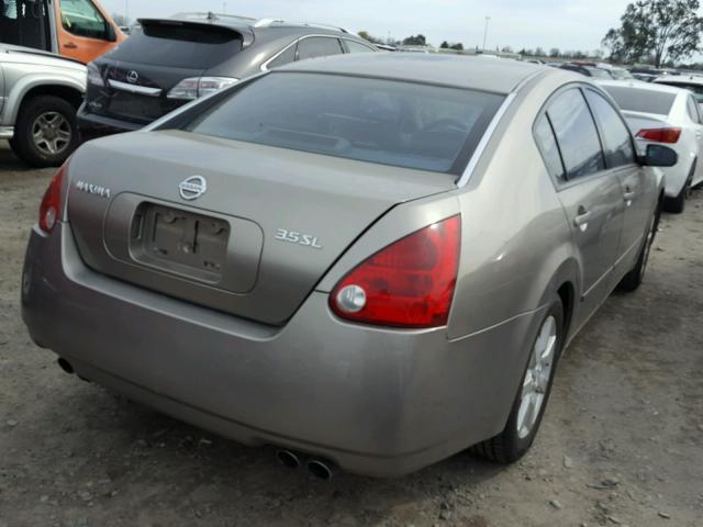 1N4BA41E44C859562 - 2004 NISSAN MAXIMA SE TAN photo 4