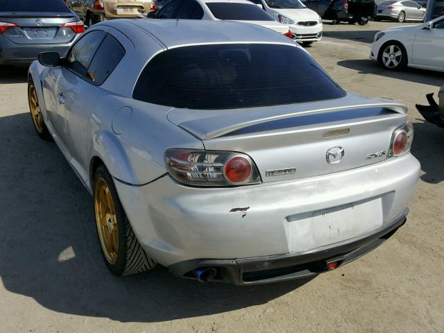 JM1FE173650159629 - 2005 MAZDA RX8 SILVER photo 3