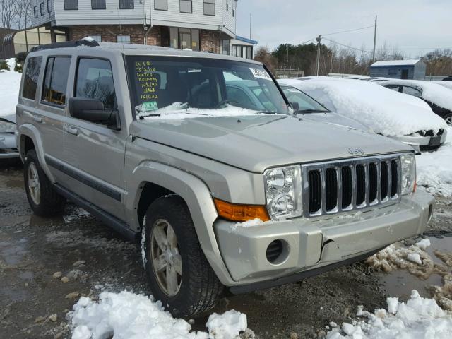 1J8HG48K37C689920 - 2007 JEEP COMMANDER SILVER photo 1