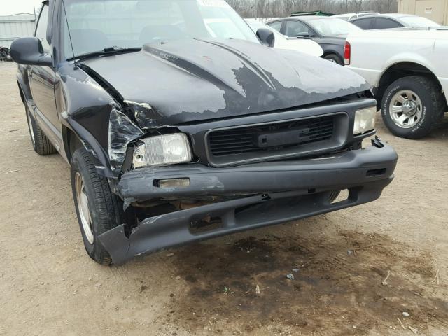 1GTCT14X5V8519667 - 1997 GMC SONOMA BLACK photo 9