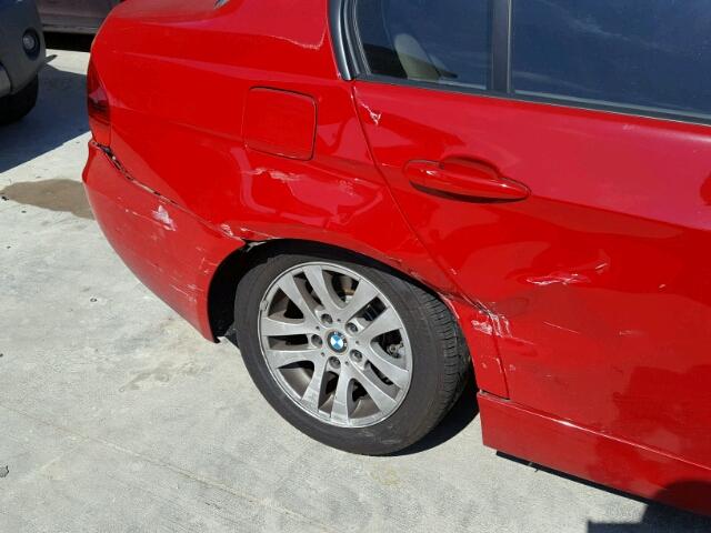 WBAVA33517PV63939 - 2007 BMW 328 I RED photo 9