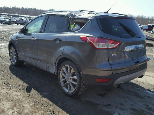 1FMCU9GX2EUD48452 - 2014 FORD ESCAPE SE GRAY photo 3