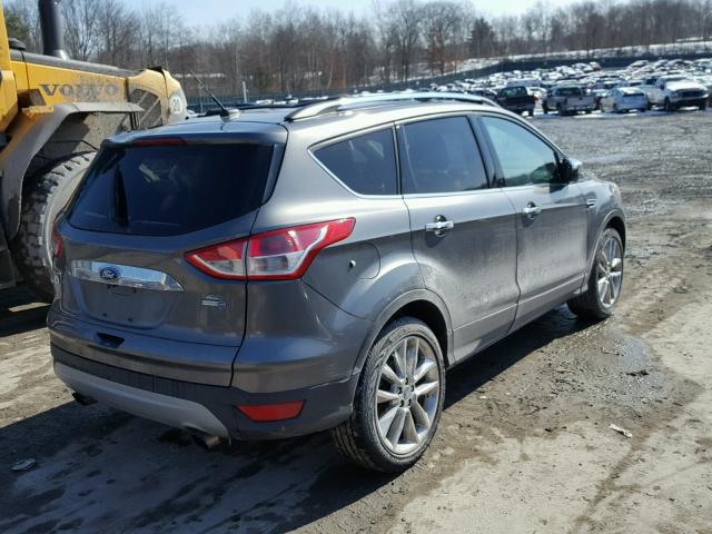 1FMCU9GX2EUD48452 - 2014 FORD ESCAPE SE GRAY photo 4