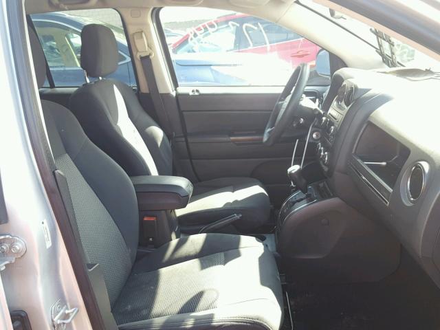 1J4NT4FA2AD554178 - 2010 JEEP COMPASS SP SILVER photo 5