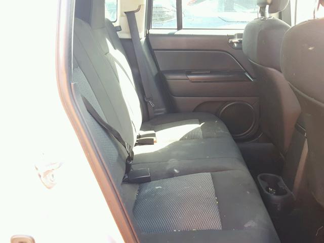 1J4NT4FA2AD554178 - 2010 JEEP COMPASS SP SILVER photo 6