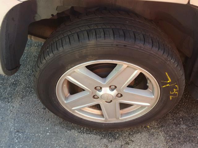 1J4NT4FA2AD554178 - 2010 JEEP COMPASS SP SILVER photo 9