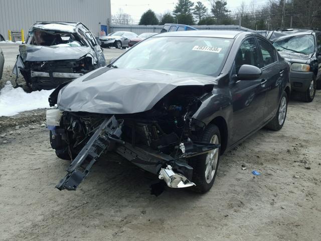 JM1BL1SG3A1315533 - 2010 MAZDA 3 I GRAY photo 2