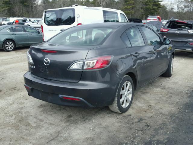 JM1BL1SG3A1315533 - 2010 MAZDA 3 I GRAY photo 4