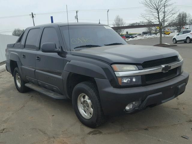 3GNEK13T02G103808 - 2002 CHEVROLET AVALANCHE BLACK photo 1