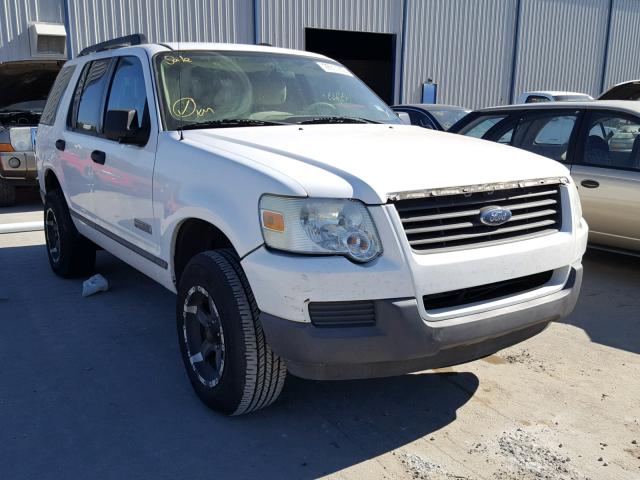 1FMEU62E76UA50056 - 2006 FORD EXPLORER X WHITE photo 1