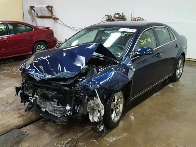 1G1ZH57B784217384 - 2008 CHEVROLET MALIBU 1LT 蓝色 照片 2