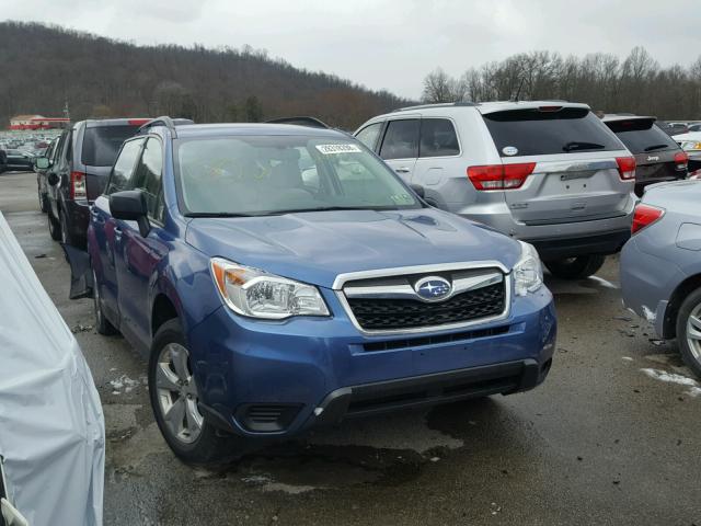 JF2SJABC9FH584915 - 2015 SUBARU FORESTER 2 BLUE photo 1