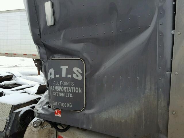 1XP5D49X37D659368 - 2007 PETERBILT 379 GRAY photo 9