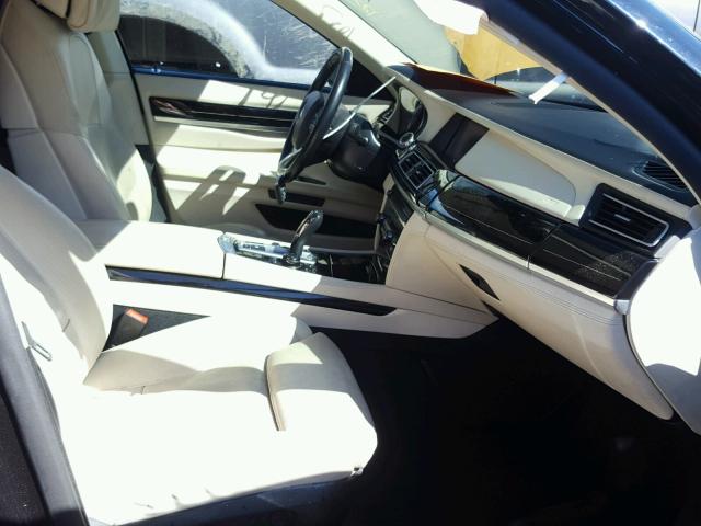 WBAKB8C58CDX20603 - 2012 BMW 750LI BLUE photo 5