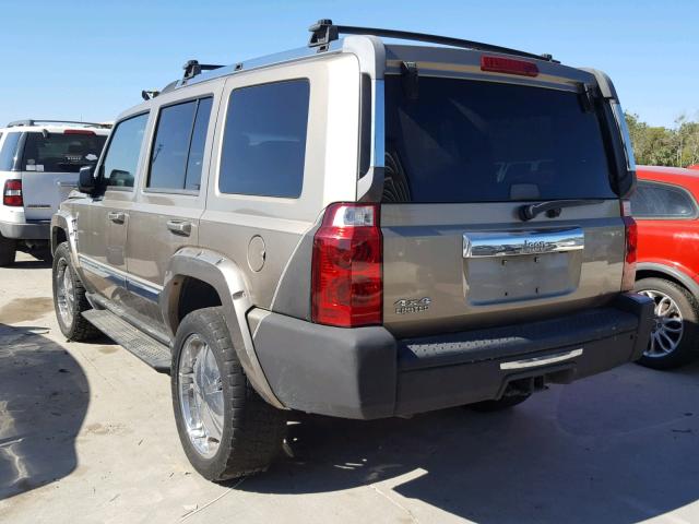 1J8HG58N46C293753 - 2006 JEEP COMMANDER GOLD photo 3