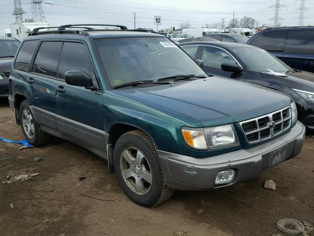 JF1SF6550YH720805 - 2000 SUBARU FORESTER S GREEN photo 1