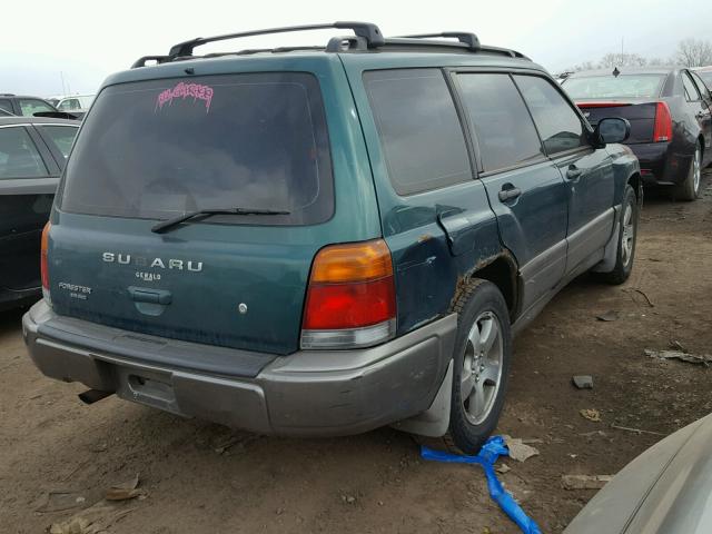 JF1SF6550YH720805 - 2000 SUBARU FORESTER S GREEN photo 4