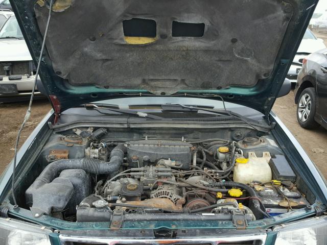 JF1SF6550YH720805 - 2000 SUBARU FORESTER S GREEN photo 7
