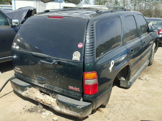 1GKEK63U33J327027 - 2003 GMC YUKON DENA GREEN photo 4