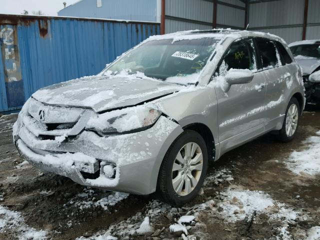 5J8TB1H27BA003799 - 2011 ACURA RDX SILVER photo 2