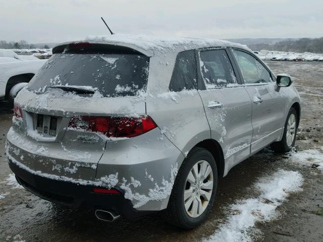 5J8TB1H27BA003799 - 2011 ACURA RDX SILVER photo 4